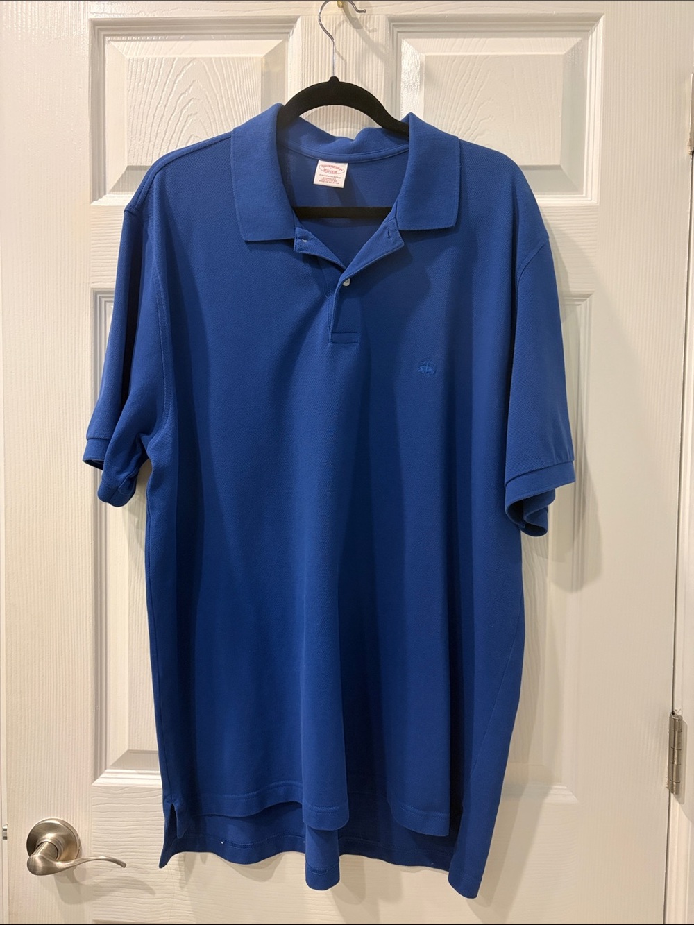 Brooks Brothers Men’s Blue Performance Polo Shirt 100% Cotton